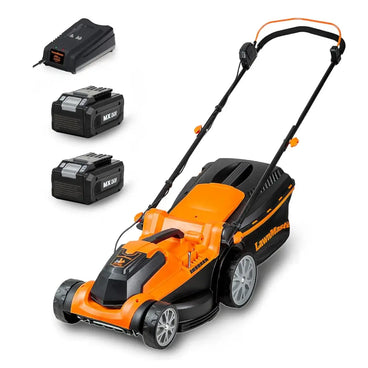 LawnMaster MX CLMF2437G - Tondeuse à Gazon Sans Fil 24V 37 cm avec Batterie
